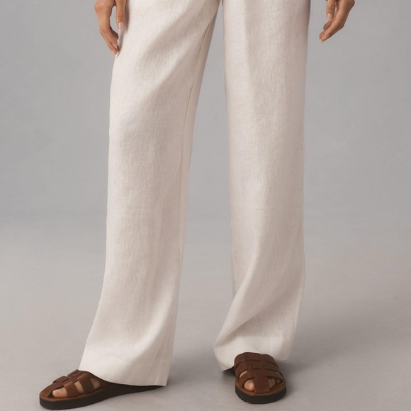 Anthropologie Ronny Kobo Linen Krew Pants - Picture 4 of 9